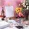 24 Pcs Pre Drawn Canvas for Painting Adult Pre Printed Canvas Bulk Sip and Paint Kit Stretched Panels Paint Set for Theme Valentine Painting Night Party Favor(Mixture,8 x 10 Inch)